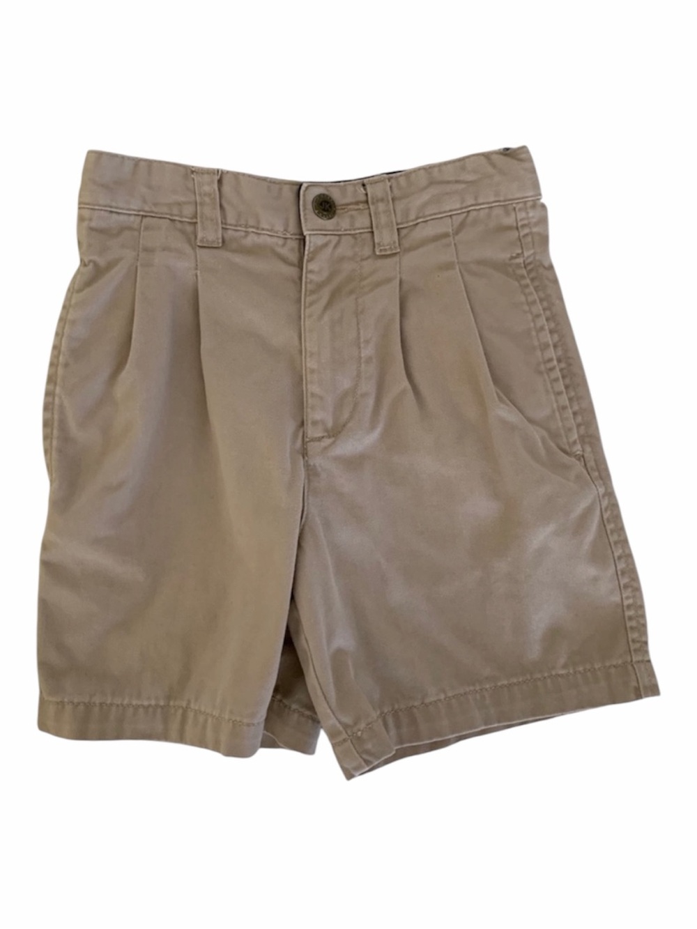 J. Khaki Shorts Boys Size 4 Khaki Tan Pleated Dress Chino Adjustable